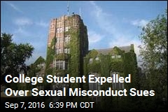 College Student Expelled Over Sexual Misconduct Sues