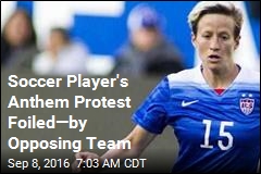 Opponent Stops Soccer Player From &#39;Hijacking&#39; Game With Protest