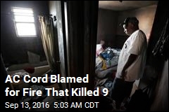 Air-Con Cord Blamed for Fire That Killed 9