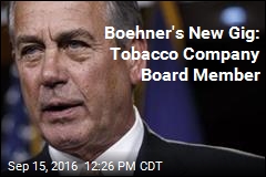 Boehner&#39;s New Gig: Tobacco Company Board Member