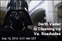 Darth Vader Is Cleaning Up Va. Roadsides