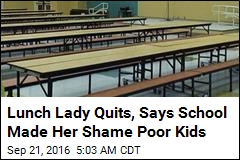 School Cafeteria Worker Quits Over &#39;Lunch Shaming&#39;