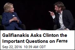 Galifianakis Asks Clinton the Important Questions on Ferns