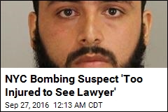 Bombing Suspect &#39;Too Injured to See Lawyer&#39;