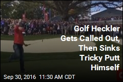 Golf Heckler Gets Called Out, Then Sinks Tricky Putt Himself