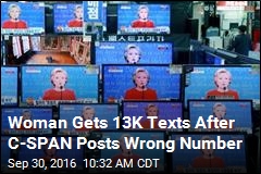 Woman Gets 13K Texts After C-SPAN Posts Wrong Number
