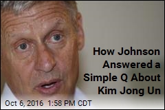 Maybe Johnson Knows N. Korea Leader&#39;s Name, Maybe He Doesn&#39;t