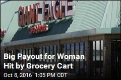 Woman Hit by Grocery Cart Awarded $1.2M