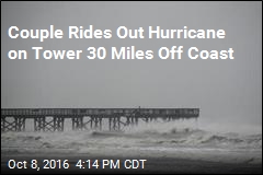 Couple Rides Out Hurricane Matthew on Coast Guard Tower