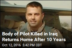 Body of Pilot Killed in Iraq Returns Home After 10 Years