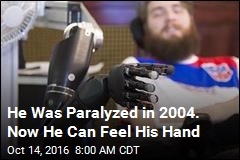 Quadriplegic Feels Hand Again Thanks to Brain Stimulation