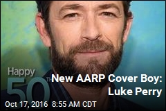 New AARP Cover Boy: Luke Perry