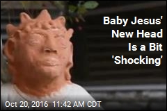 New Baby Jesus Statue&#39;s Head Not Getting Rave Reviews