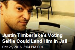Justin Timberlake&#39;s Voting Selfie Could Land Him in Jail