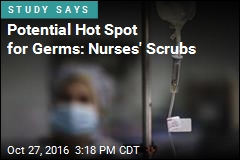 Potential Hot Spot for Germs: Nurses&#39; Scrubs