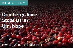 Cranberry Juice Stops UTIs? Um, Nope