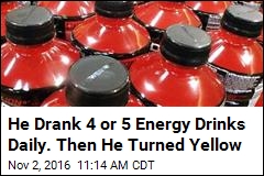 He Drank 4 or 5 Energy Drinks Daily. Then He Turned Yellow