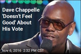 Dave Chappelle &#39;Doesn&#39;t Feel Good&#39; About His Vote