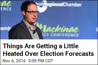 Things Are Getting a Little Heated Over Election Forecasts