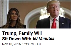 Coming Up Sunday: 60 Minutes Trump Interview