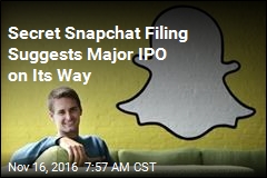Secret Snapchat Filing Suggests Major IPO on Its Way