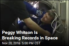 She&#39;s Setting an &#39;Old&#39; Record in Space