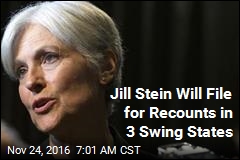 Jill Stein Raises $2.5M, Will Seek Recounts in 3 Swing States