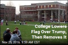 Massachusetts College Abandons US Flag, for Now