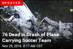 Plane Carrying Soccer Team Crashes in Colombia