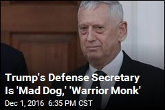 James &#39;Mad Dog&#39; Mattis Is Trump&#39;s Defense Sec: Sources