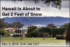 Snowstorm Warning Issued ... for Hawaii