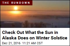 Check Out What the Sun in Alaska Does on Winter Solstice