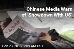 Chinese Media Warn of &#39;Showdown With US&#39;