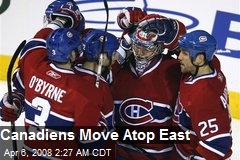 Canadiens Move Atop East