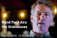 Rand Paul Airs His Grievances