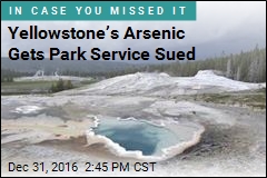 Yellowstone&rsquo;s Arsenic Gets Park Service Sued