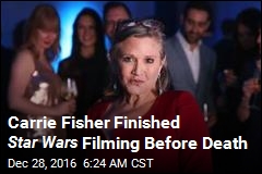 Carrie Fisher Finished Star Wars Filming Before Death