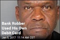 Bank Robber Used His Own Debit Card
