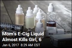 Girl Drinks Mom&#39;s Liquid Nicotine From Ibuprofen Bottle