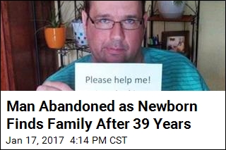 Man Abandoned as Newborn Finds Family After 39 Years