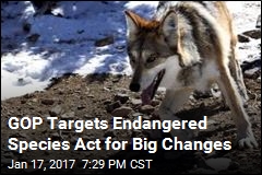 GOP Targets Endangered Species Act for Big Changes