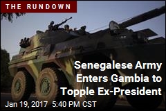 Senegalese Army Enters Gambia to Topple Ex-President
