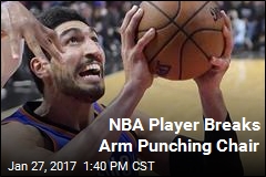 NBA Player Breaks Arm Punching Chair