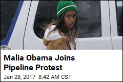 Malia Obama Joins Pipeline Protest