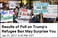 Poll Finds Nearly 50% of US Supports Trump&#39;s Refugee Ban