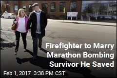 Boston Marathon Bombing Survivor Engaged to Firefighter Who Helped Her