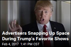 Ad Rates Skyrocket for Shows Trump Is Known to Watch