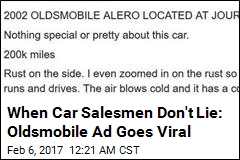 Ad for 2002 Oldsmobile Is Delightfully Honest