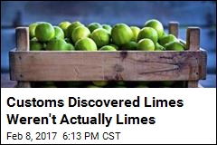 Customs Discovered Limes Weren&#39;t Actually Limes
