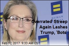 Streep Again Rips Trump, &#39;Brownshirts&#39;